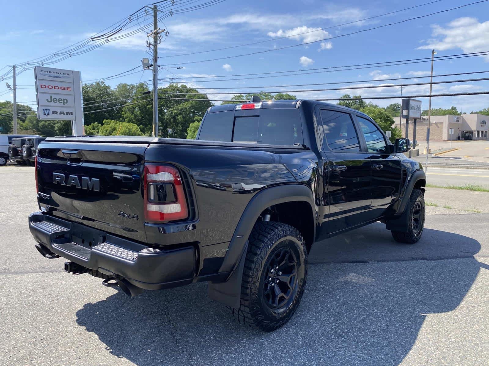 Used 2022 Diamond Black Crystal Pearlcoat Ram TRX image 3