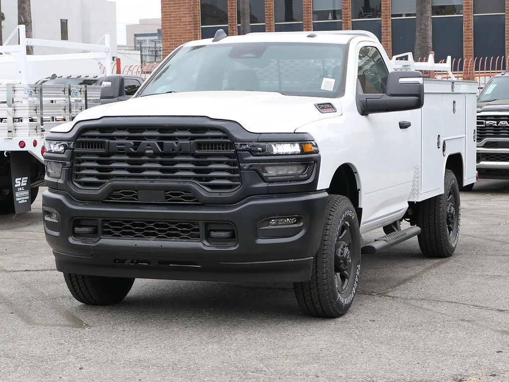 New 2026 Bright White Clear Coat RAM Tradesman Regular Cab 4x4 8