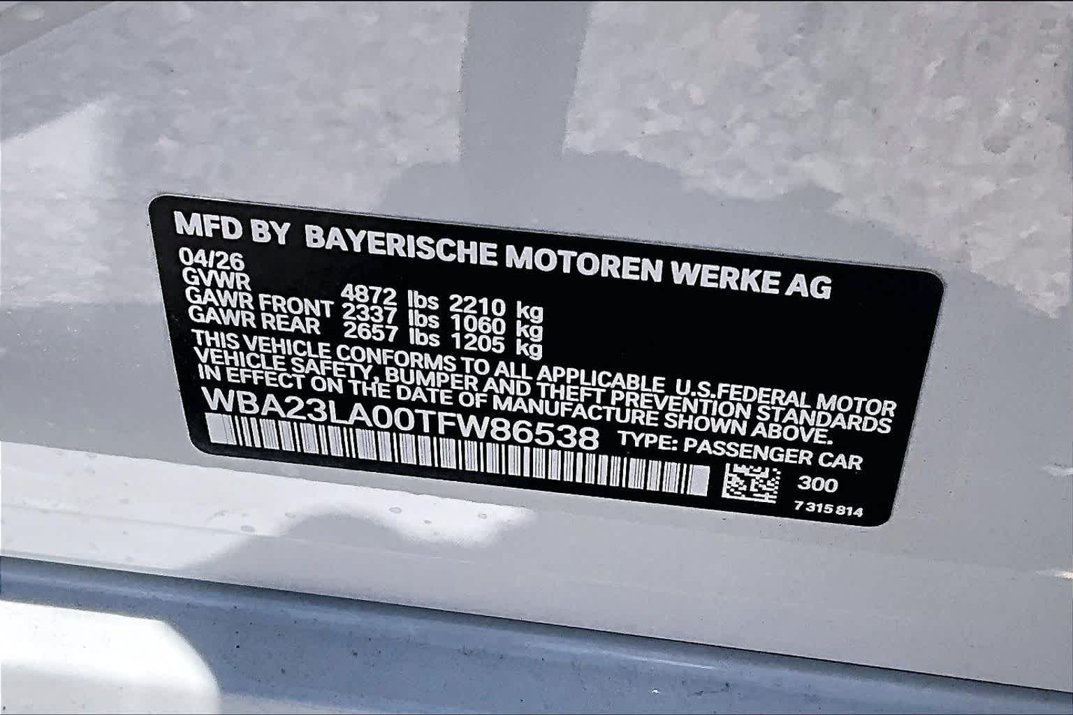 New 2026 Alpine White BMW 330i xDrive image 19