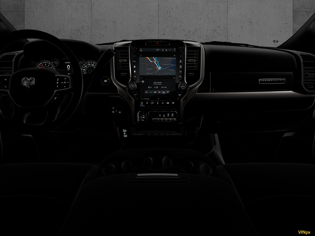 New 2026 Diamond Black Crystal Pearl-Coat Exterior Paint RAM Big Horn image 8