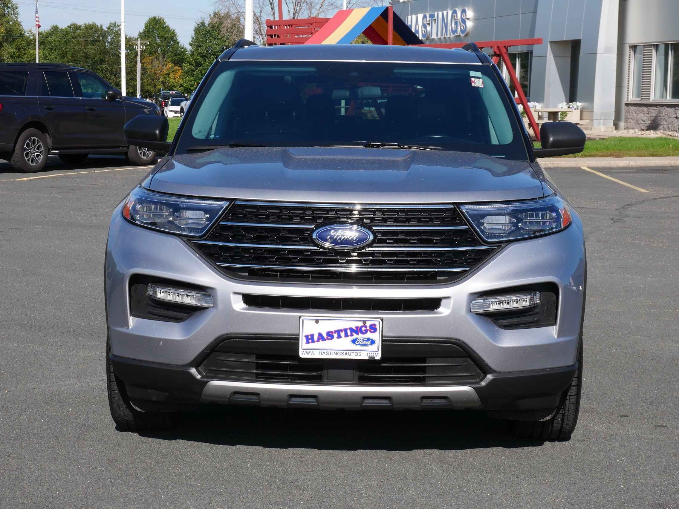 Used 2021 Iconic Silver Metallic Ford XLT image 8