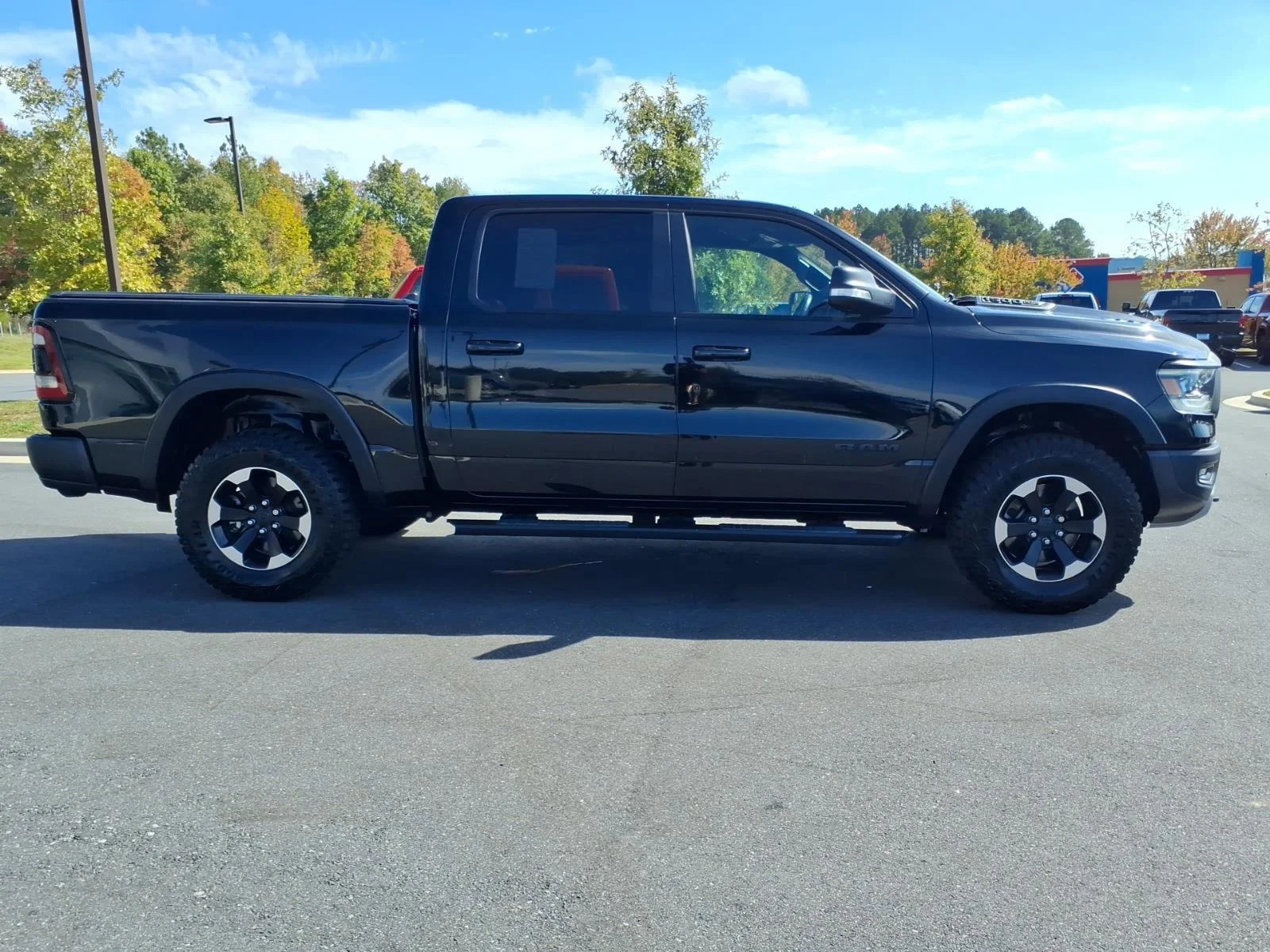Used 2020 Diamond Black Crystal Pearlcoat Ram Rebel image 11