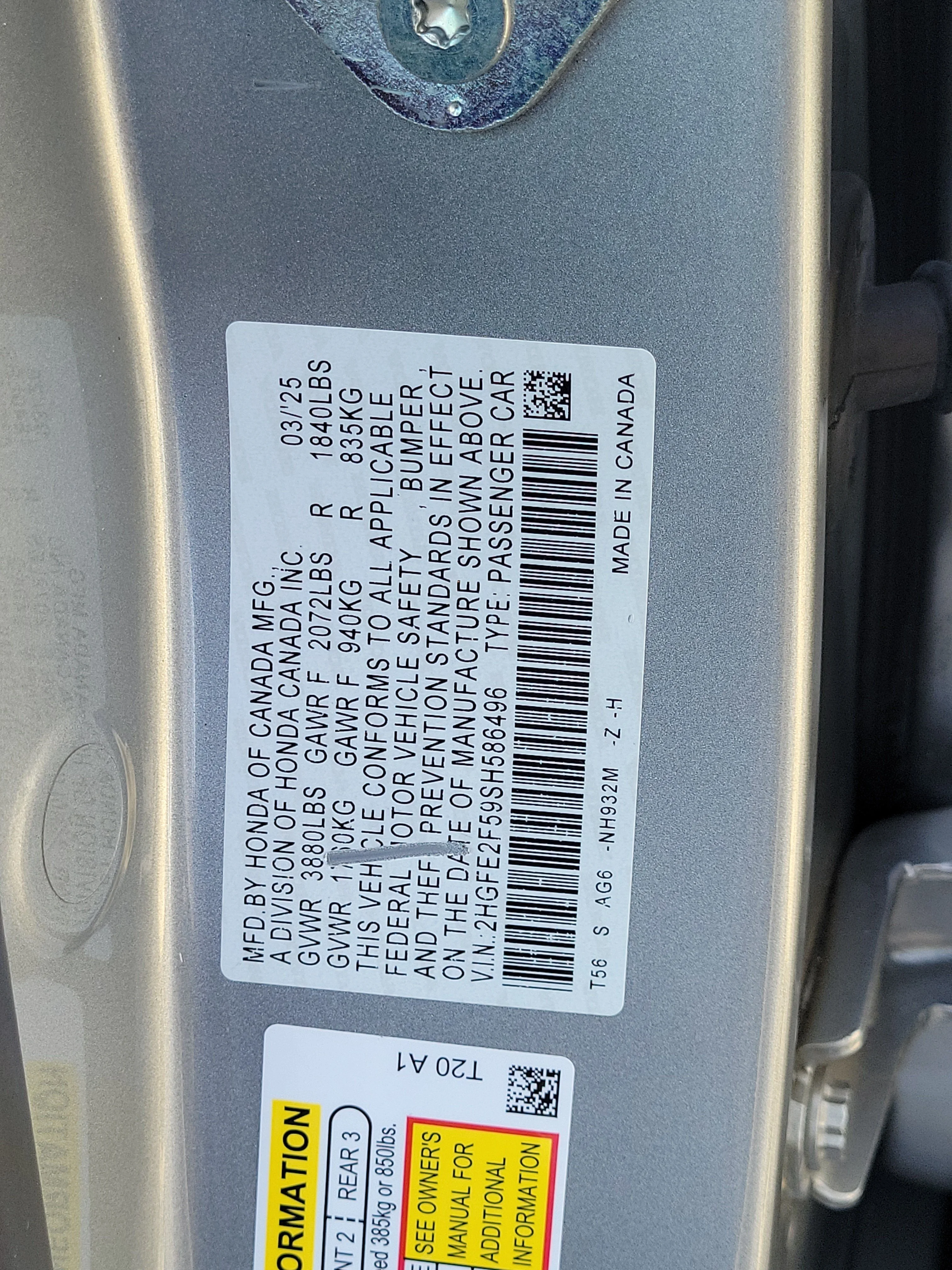Used 2025 Silver Honda Sport image 31