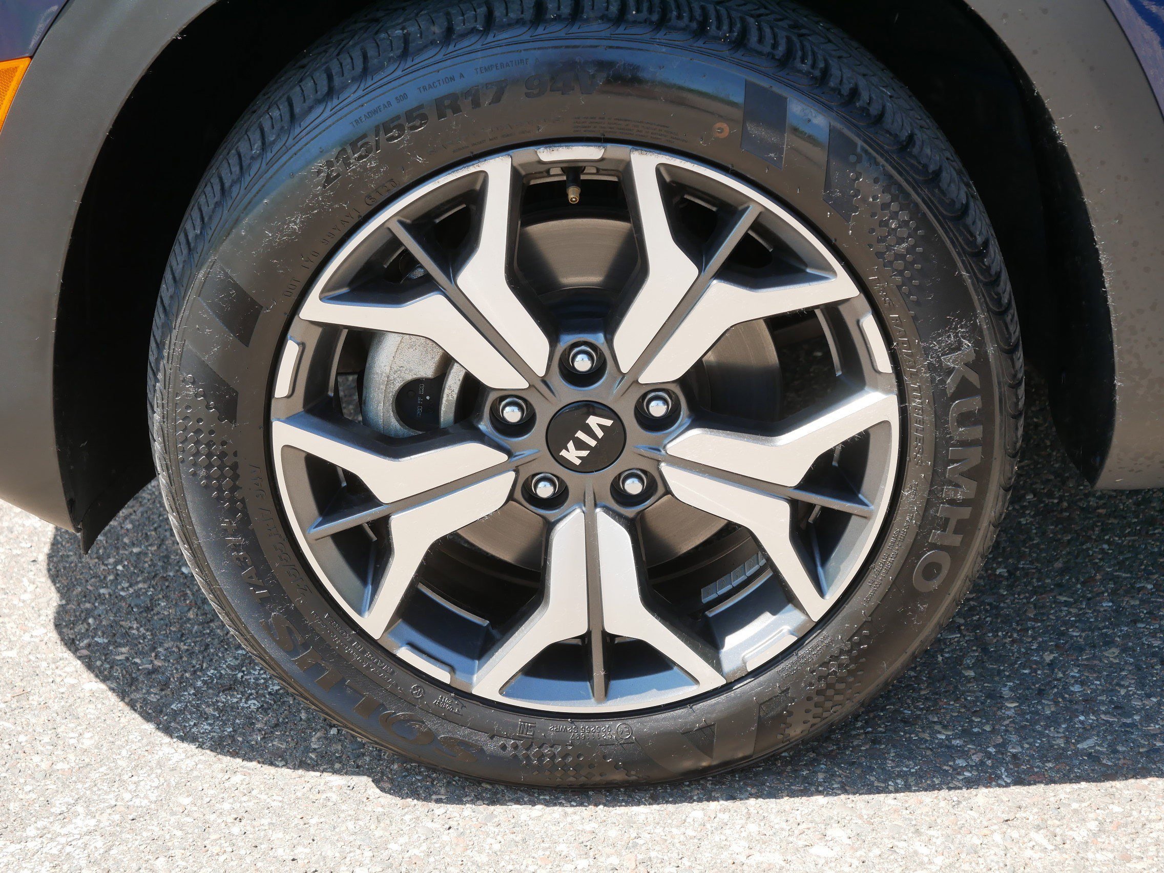 Used 2021 Dark Ocean Blue Kia EX image 15