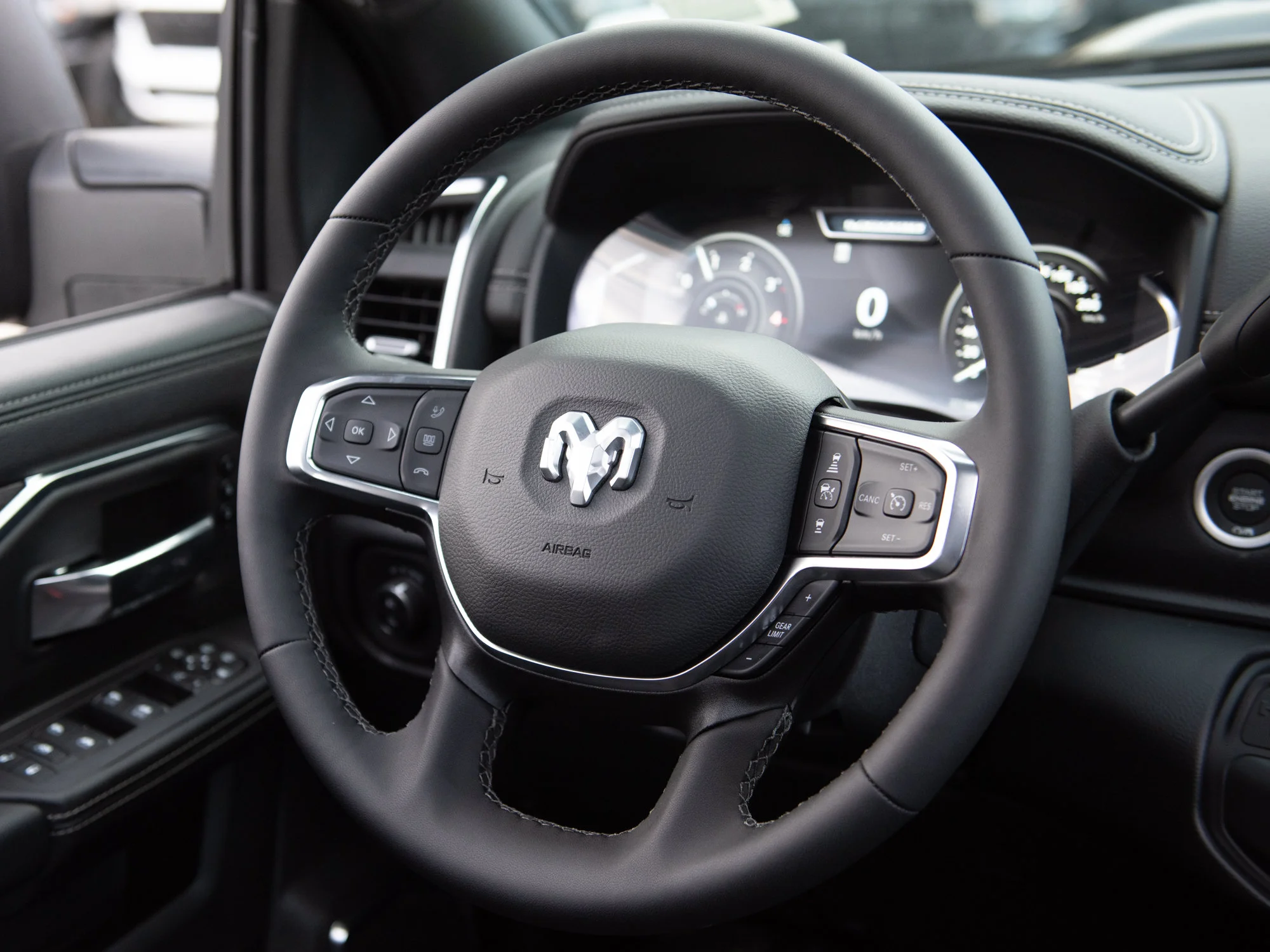 New 2026 Black RAM Laramie Night* Mega Cab 4x4, Max Tow Pkg, Sunroof, Heated/Ventilated Leather image 12