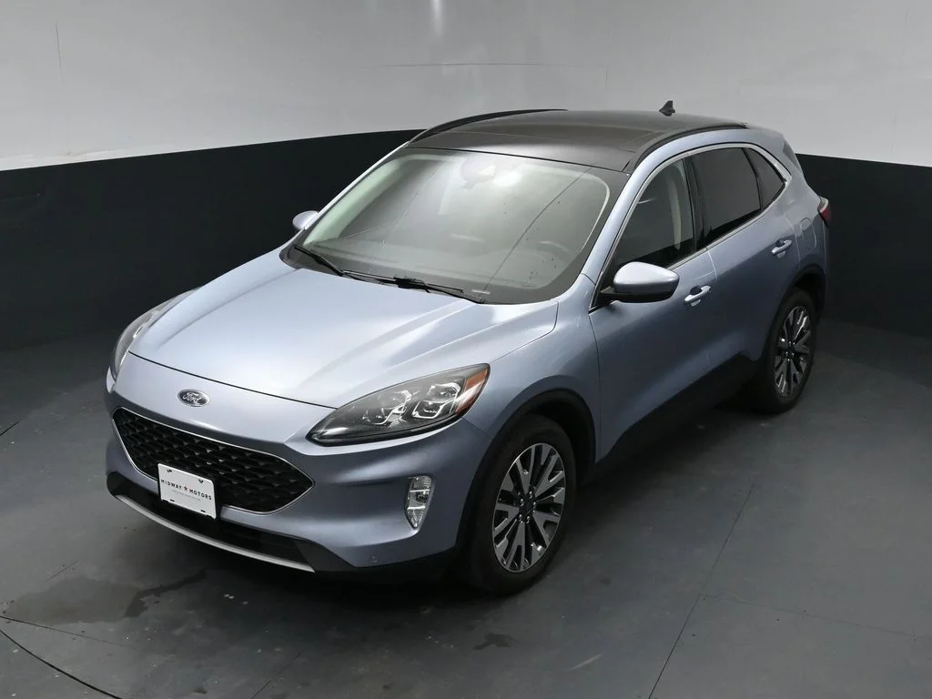 Used 2022 Blue Ford Titanium image 37