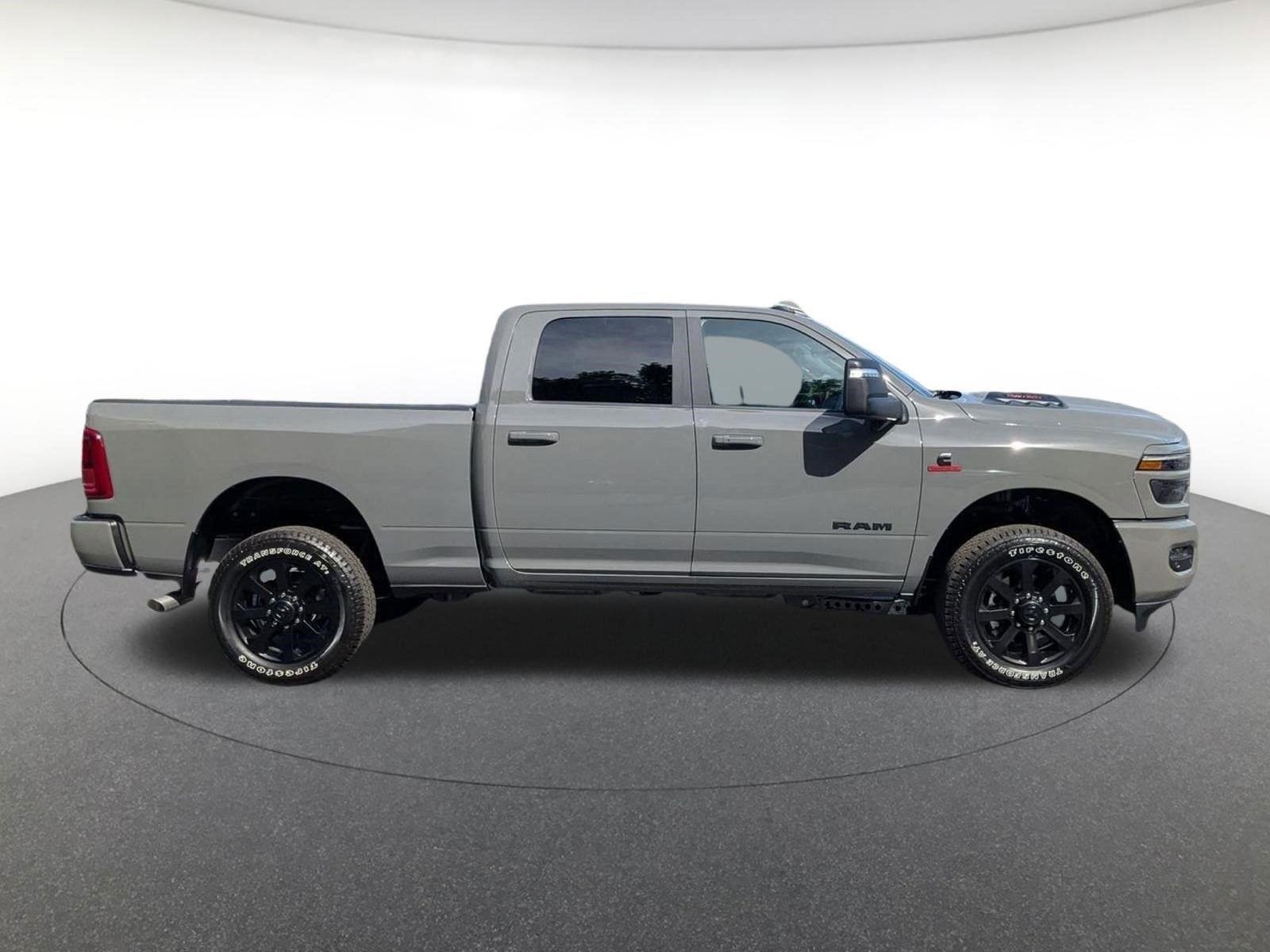 New 2026 Ceramic Gray Clear-Coat Exterior Paint RAM Laramie image 3