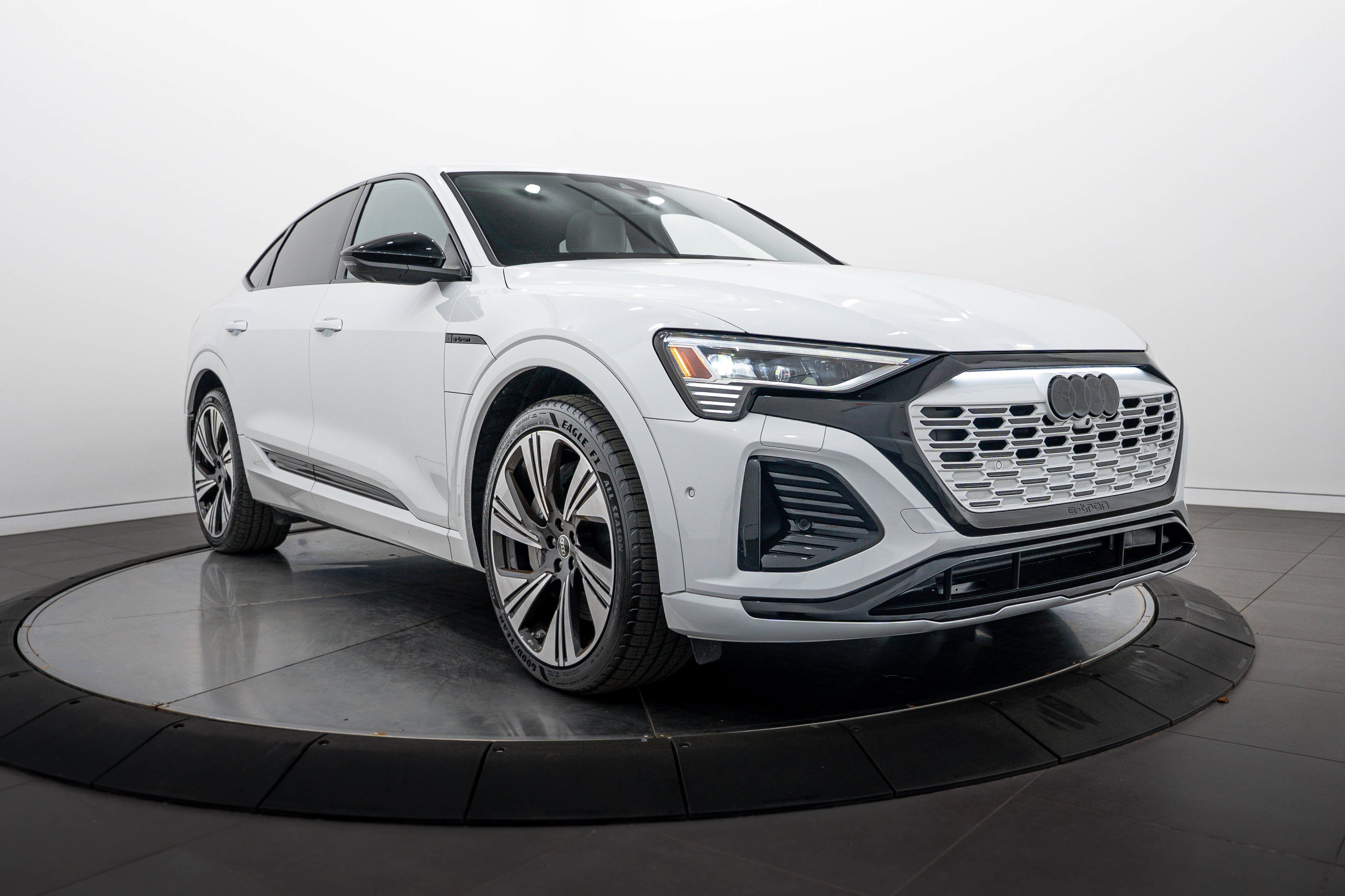 Certified 2024 Audi Q8 Sportback e-tron Prestige with VIN WA1DABGEXRB008484 for sale in Highland Park, IL