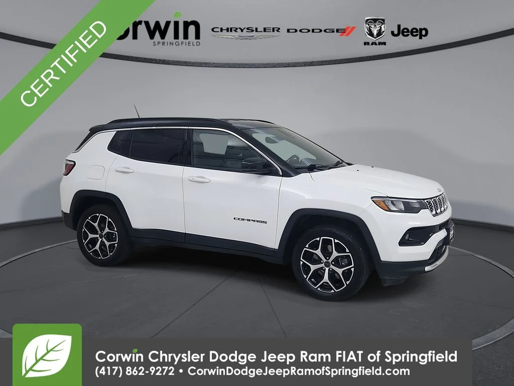 Certified Used 2025 White Jeep Limited image 1