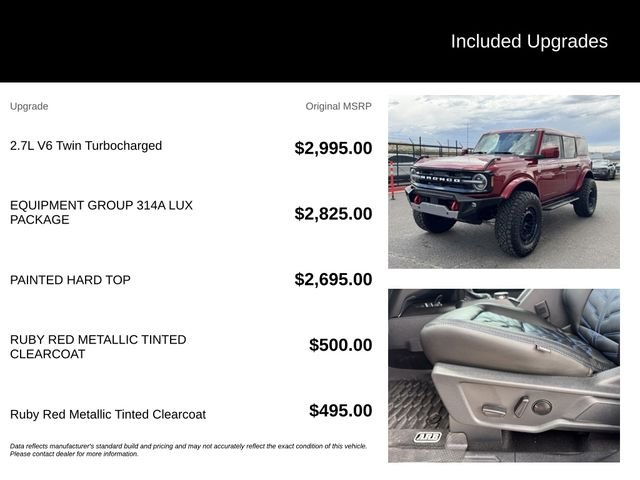 New 2026 Ruby Red Metallic Tinted Clearcoat Ford Outer Banks® image 5