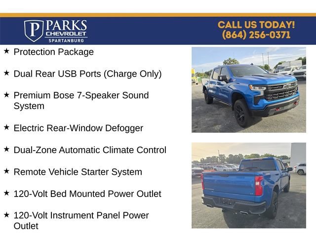 Certified Used 2022 Glacier Blue Metallic Chevrolet LT Trail Boss image 6