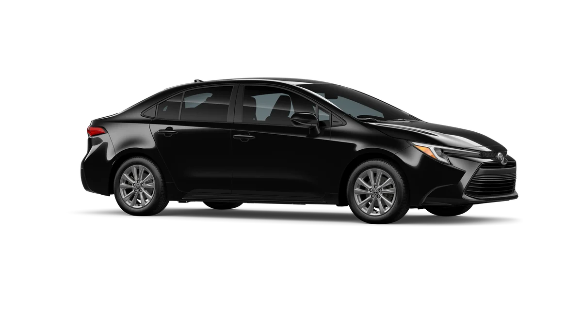 New 2026 Midnight Black Metallic Toyota Hybrid LE image 38