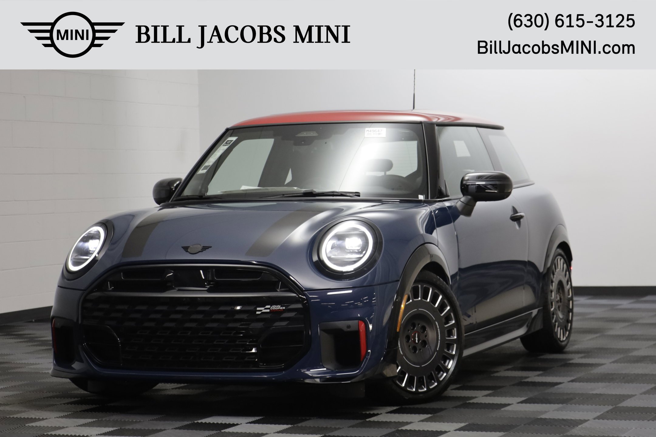 New 2027 Indigo Sunset Blue Metallic MINI Iconic image 1