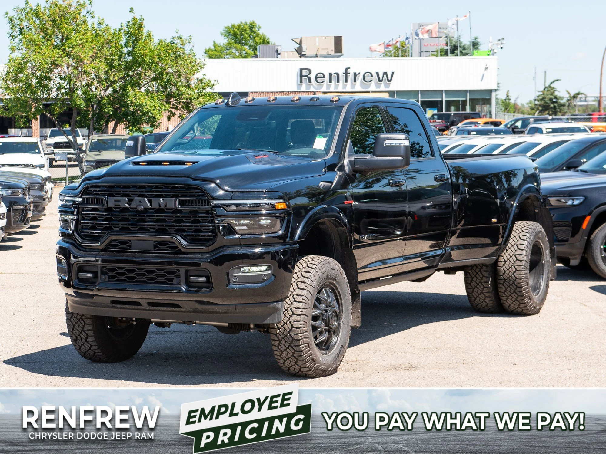 New 2026 Black RAM Limited*, 5 Inch Lift, 37s, Fuel Wheels, PPF image 1