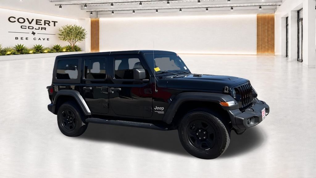 Used 2021 Black Jeep Unlimited Sport image 14