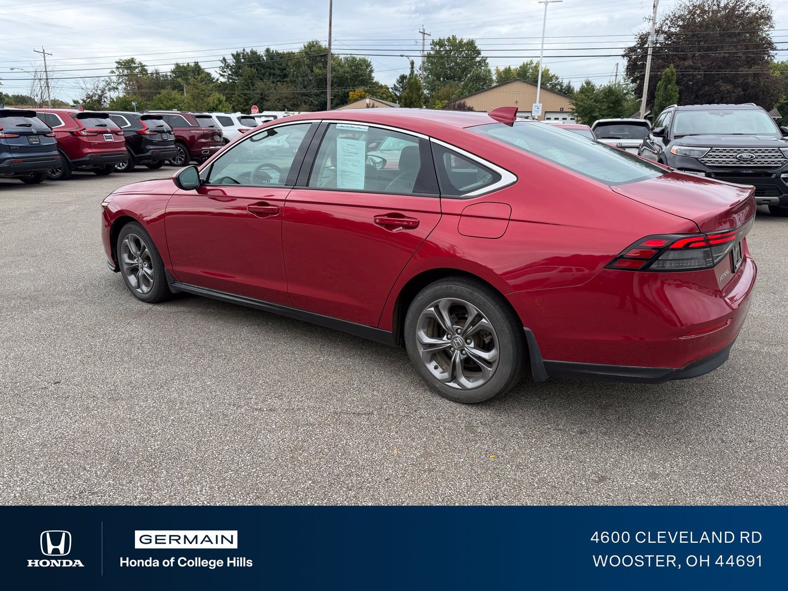 Used 2024 Radiant Red Metallic Honda EX image 10