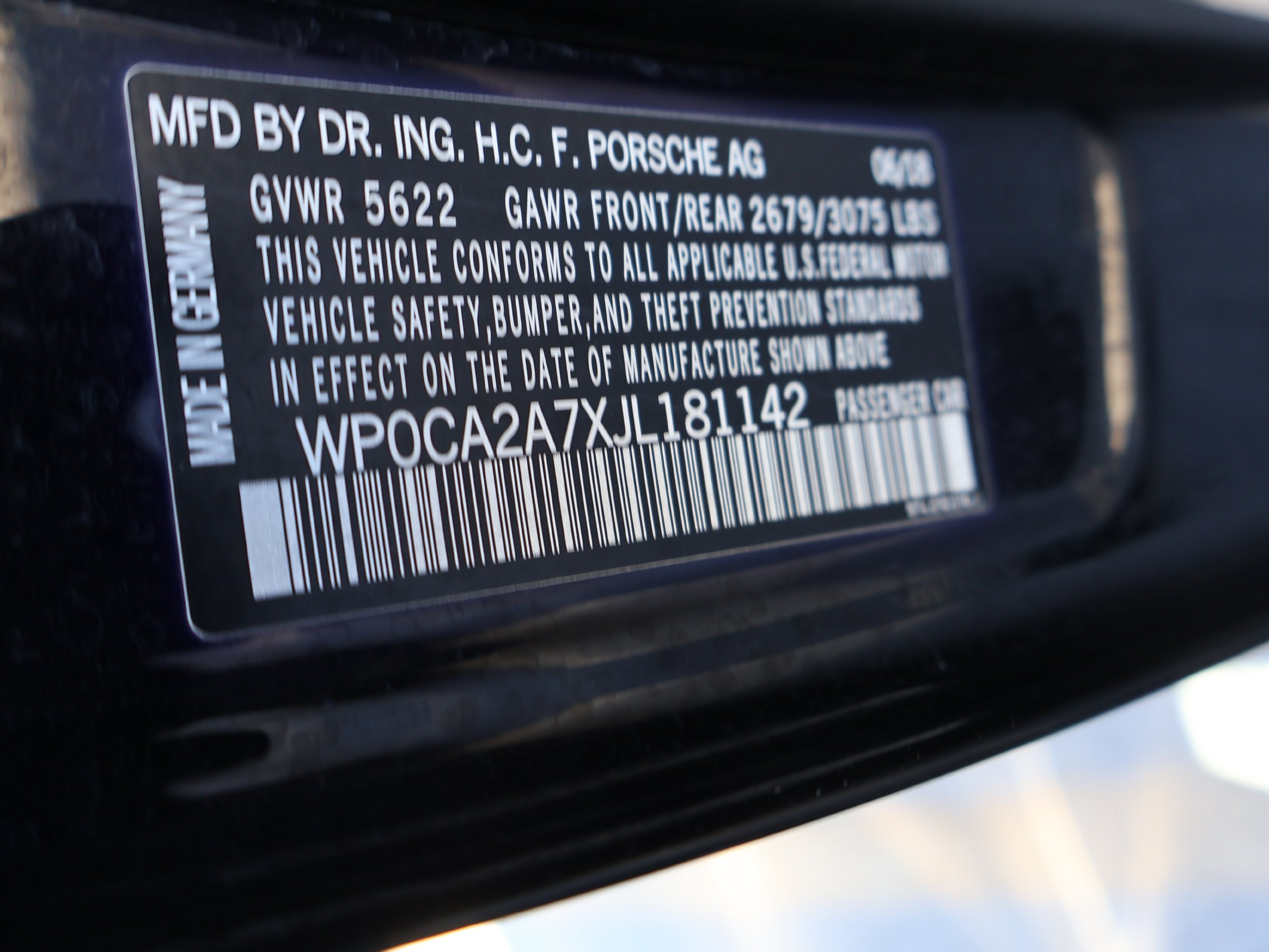 Used 2018 Black Porsche 4 image 38