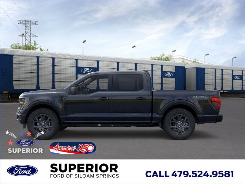 New 2026 Agate Black Metallic Ford STX Dark Trail 4WD image 3