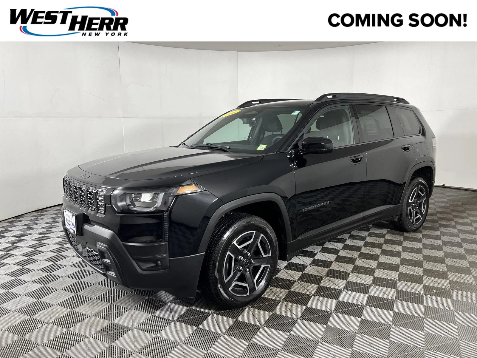 Used 2026 Diamond Black Crystal Pearlcoat Jeep Laredo image 1