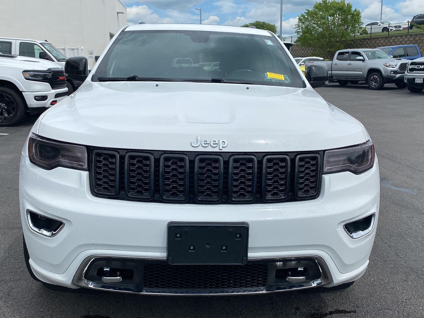Used 2021 Bright White Clearcoat Jeep Overland image 5
