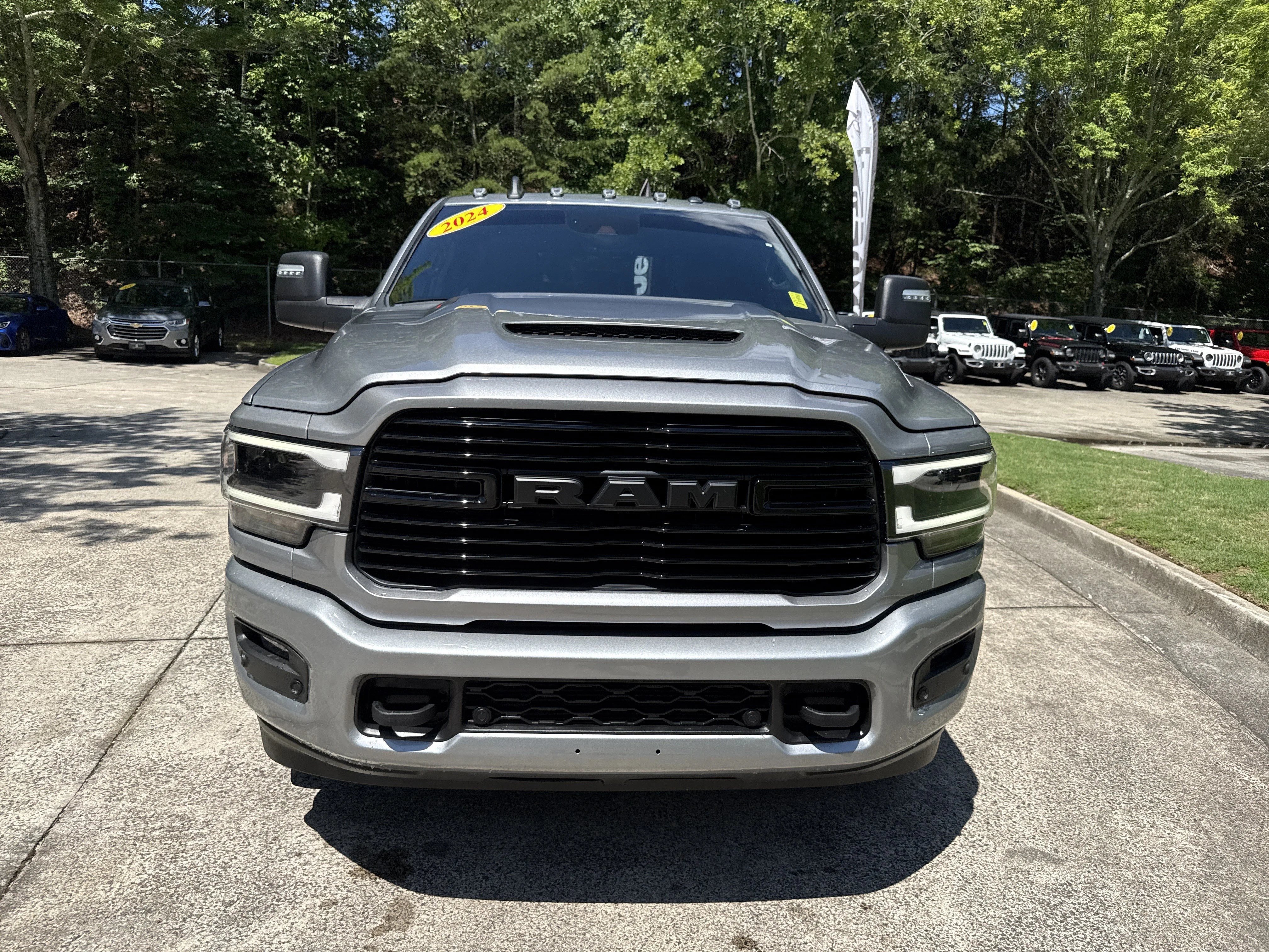 Used 2024 Billet Silver Metallic Clearcoat Ram Laramie image 2