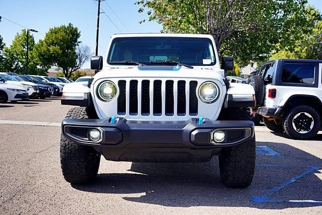 Used 2023 White Jeep Rubicon 4xe image 4