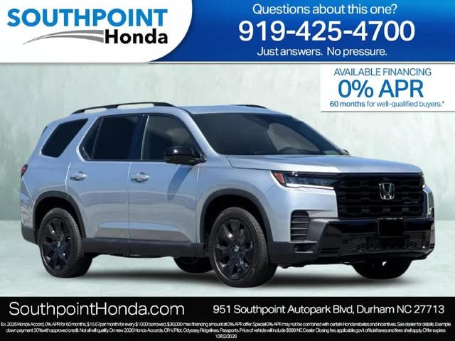 2026 Honda Pilot Black Edition