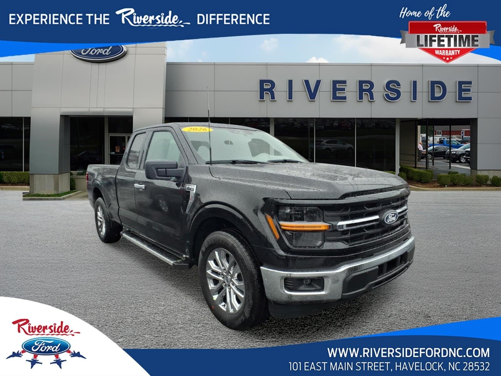 New 2026 Agate Black Metallic Ford XLT image 1