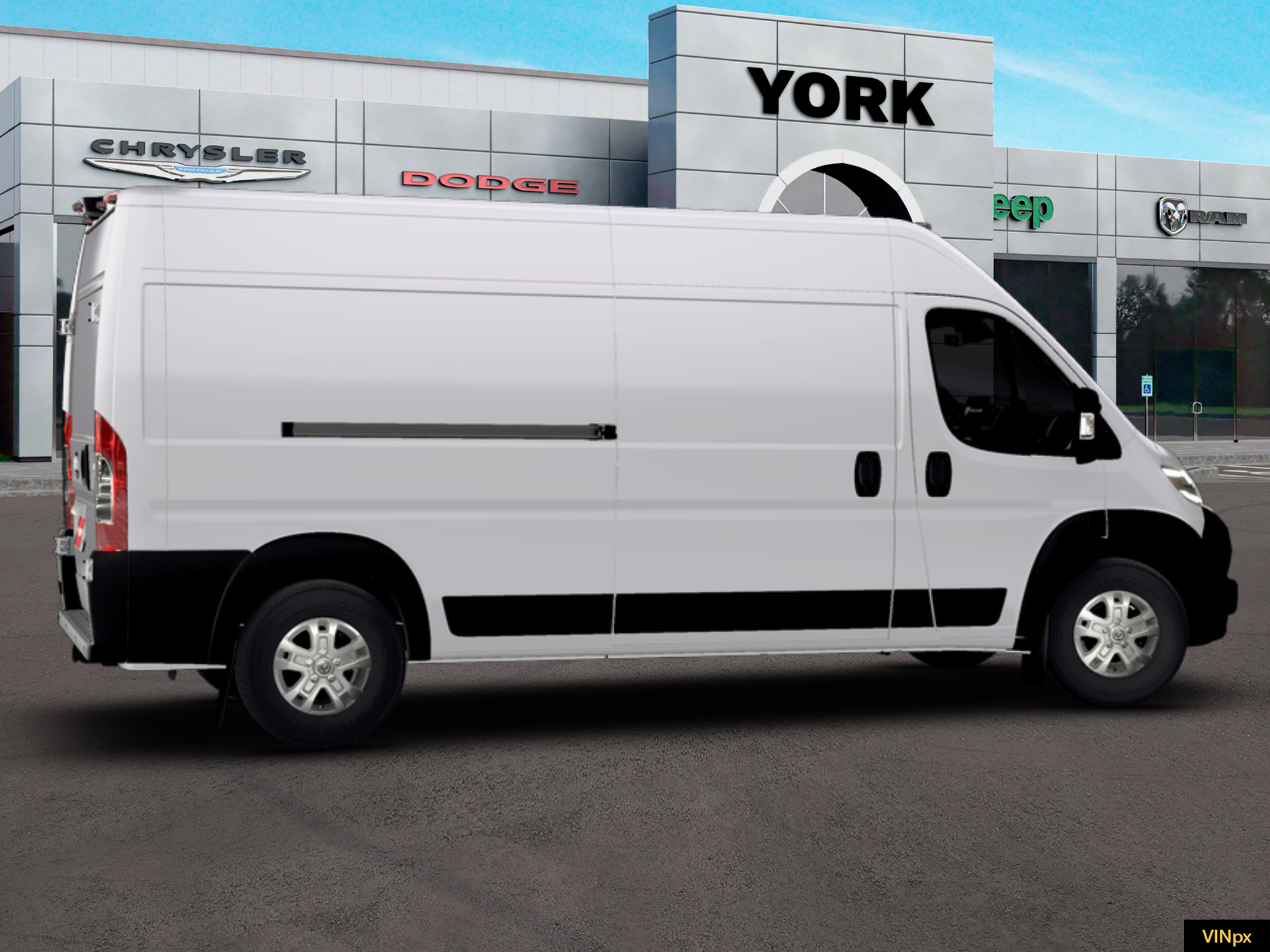 New 2026 Bright White Clearcoat RAM High Roof image 12
