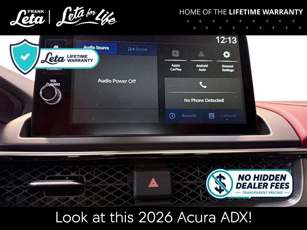 New 2026 Crystal Black Pearl Acura w/A-Spec Package image 25