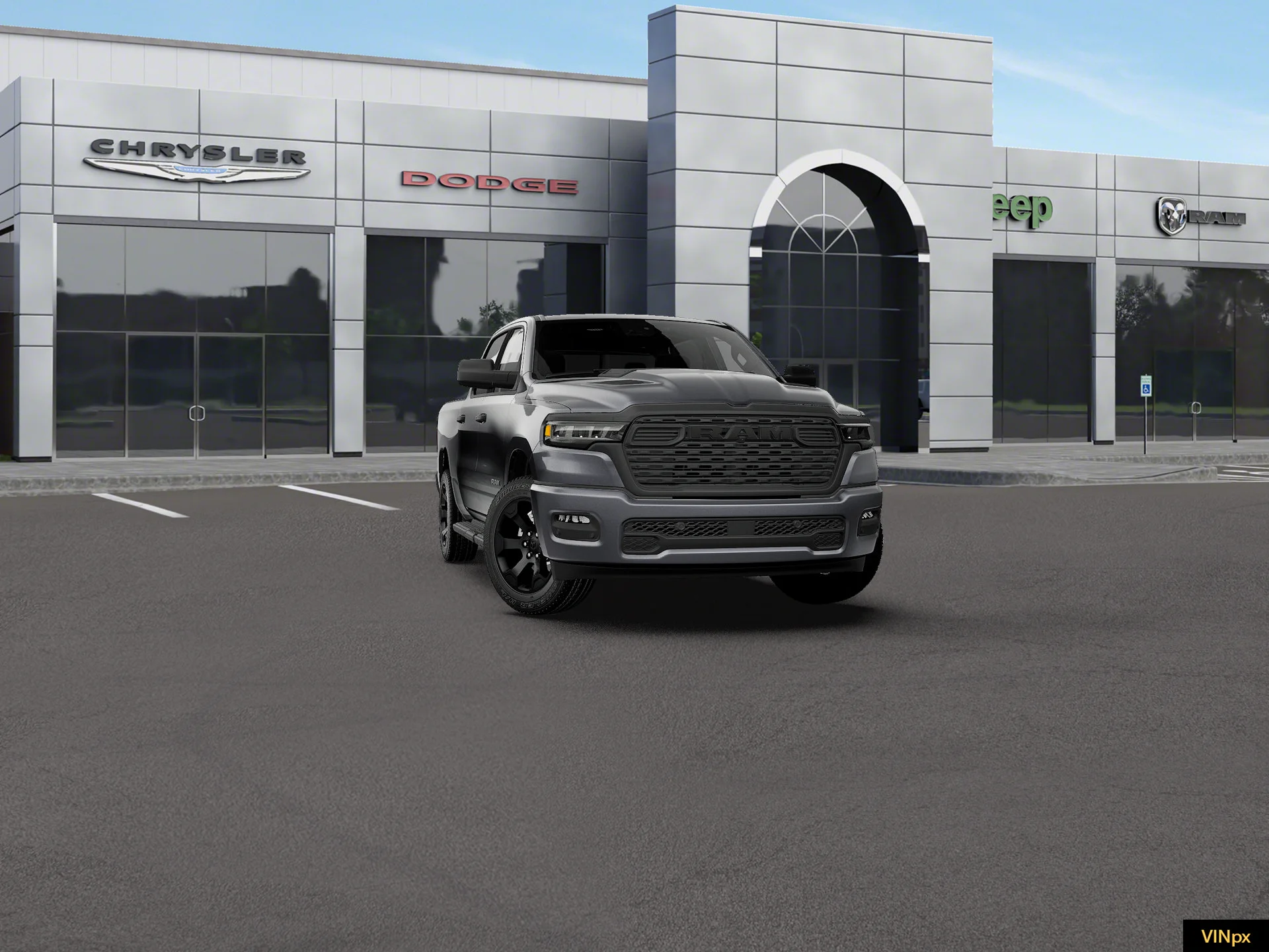 New 2027 Granite Crystal Metallic Clearcoat Ram Express image 16
