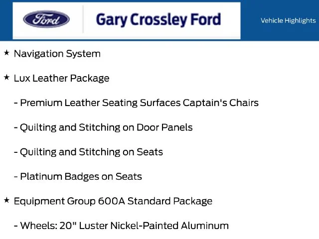 New 2027 Star White Metallic Tri-Coat Ford Platinum™ image 6