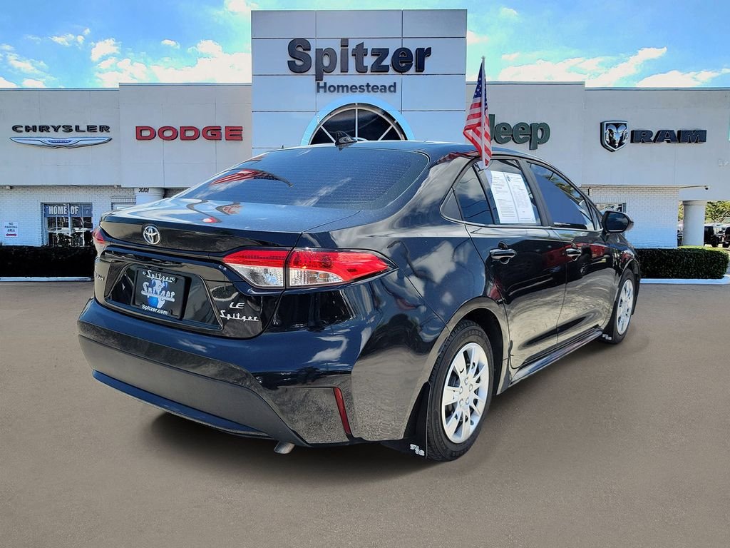 Used 2020 Toyota Corolla LE with VIN 5YFEPRAE6LP103370 for sale in Homestead, FL
