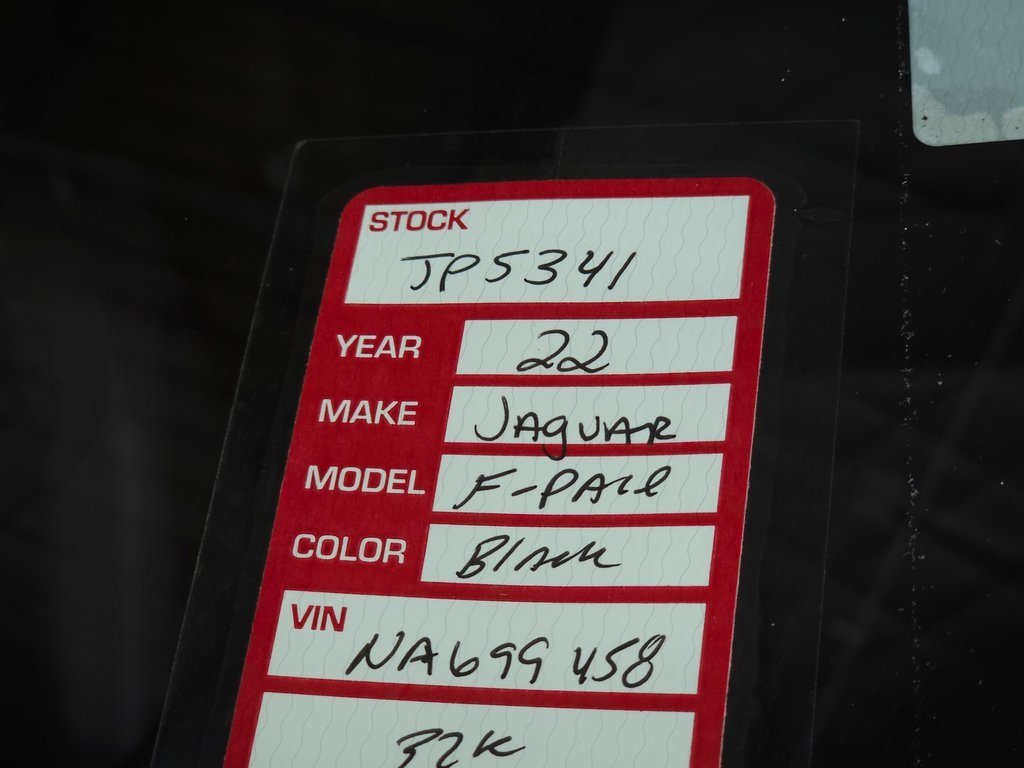 2022 JAGUAR F-PACE - Image 38