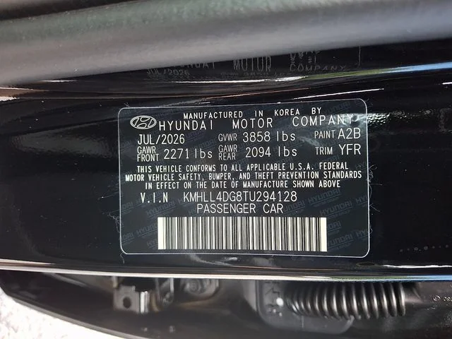 New 2026 Black Hyundai SE image 15