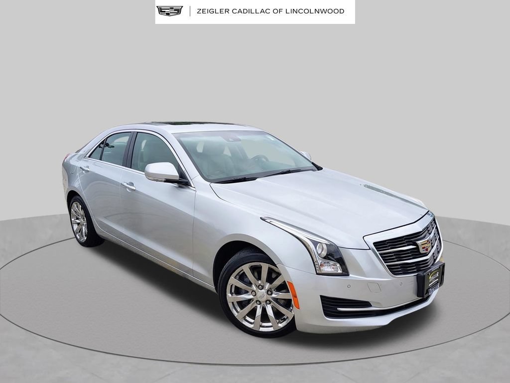 Used 2018 RADIANT SILVER METALLIC Cadillac Luxury AWD image 1