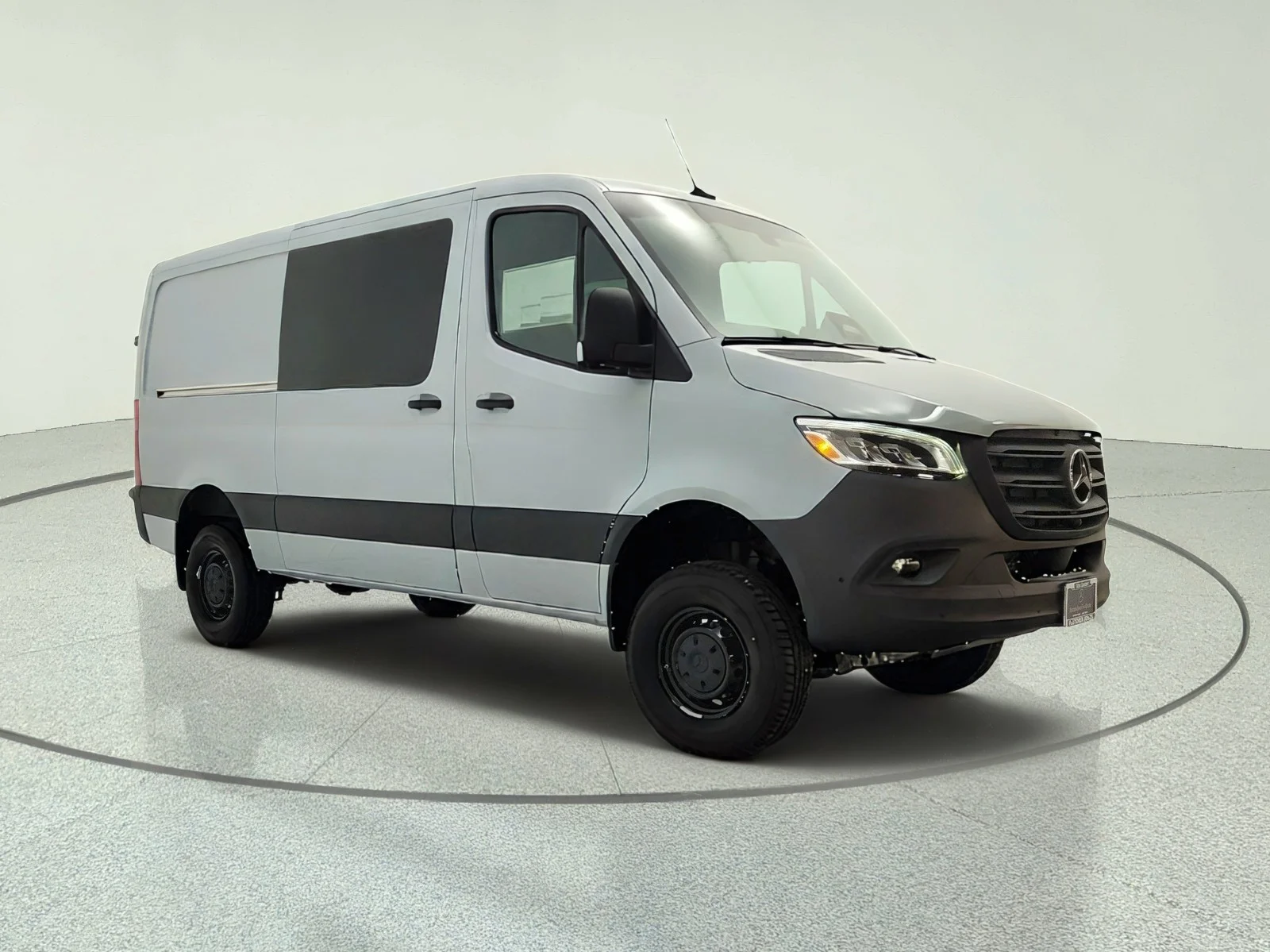 New 2026 Silver Grey Mercedes-Benz Standard Roof 4-Cyl Diesel AWD image 3
