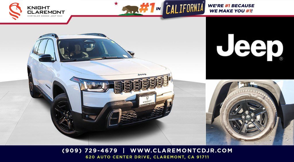 New 2026 Bright White Clearcoat Jeep Laredo image 1