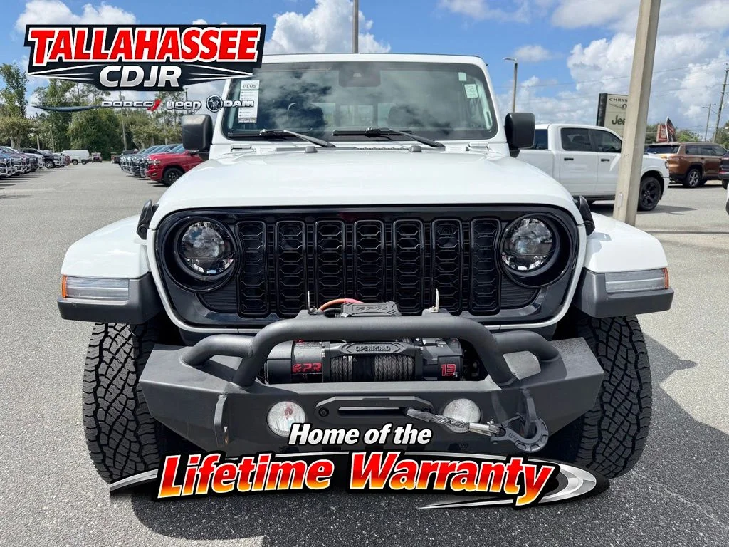 Used 2025 Bright White Clearcoat Jeep Willys image 9