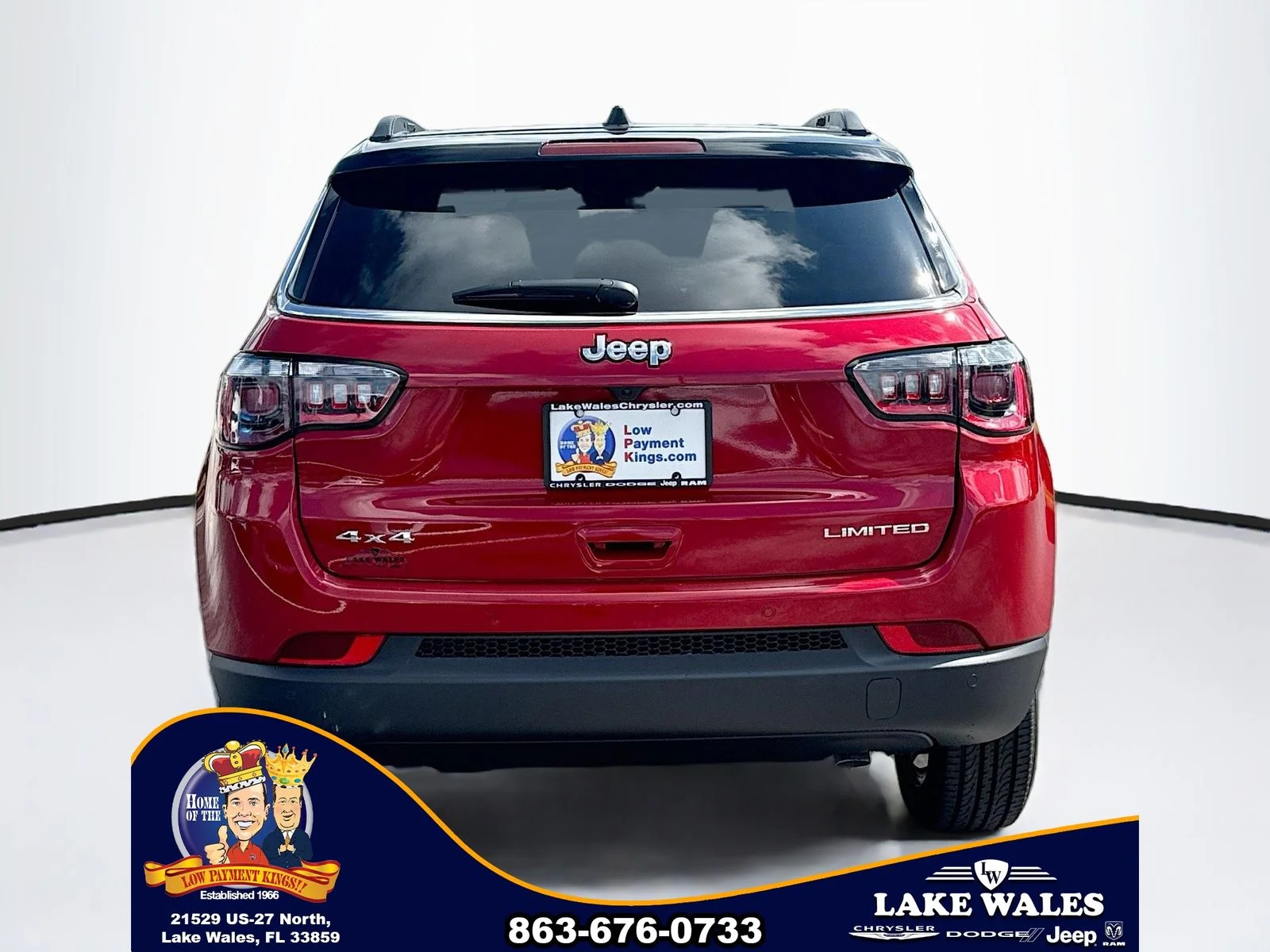 New 2026 Red Hot Pearl-Coat Exterior Paint Jeep Limited image 5