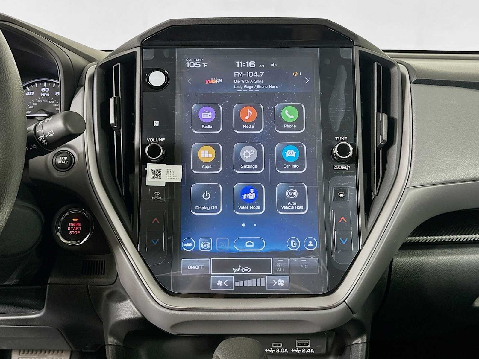 Used 2025 Crystal Black Silica Subaru Premium image 13
