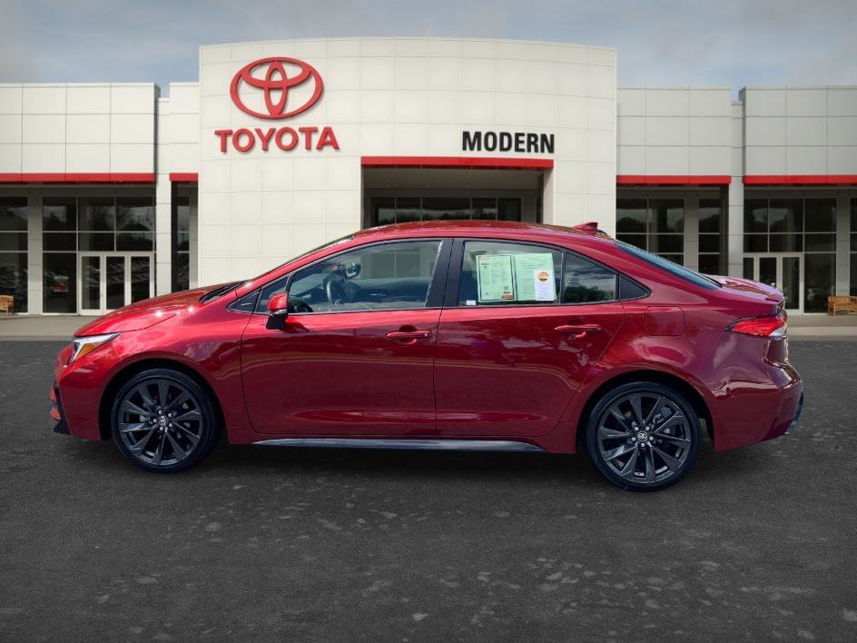 Certified Used 2025 Ruby Flare Pearl Toyota Hybrid SE image 7