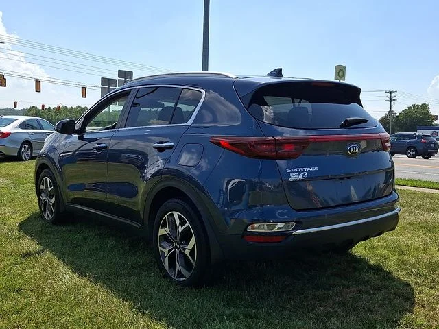 Used 2020 Blue Kia EX image 4