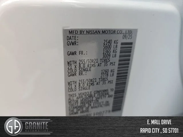New 2026 White Nissan Platinum image 31