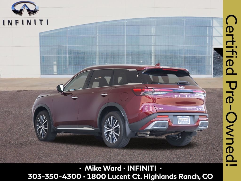Certified Used 2025 Red INFINITI Sensory image 3