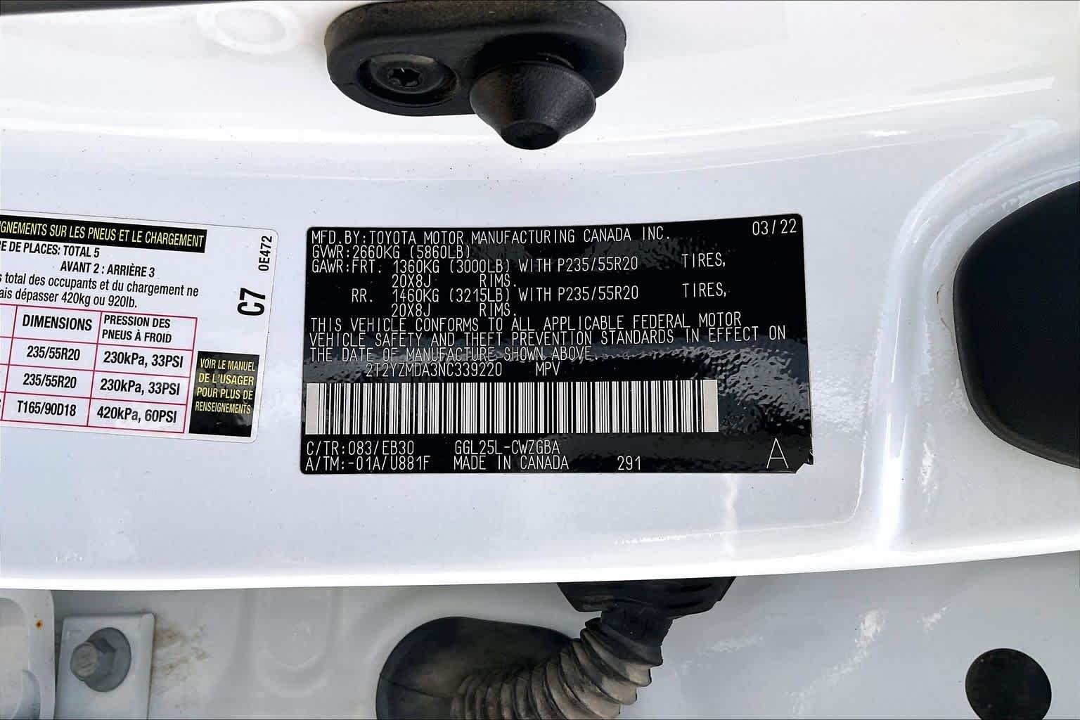Used 2022 Ultra White Lexus F SPORT Handling image 70
