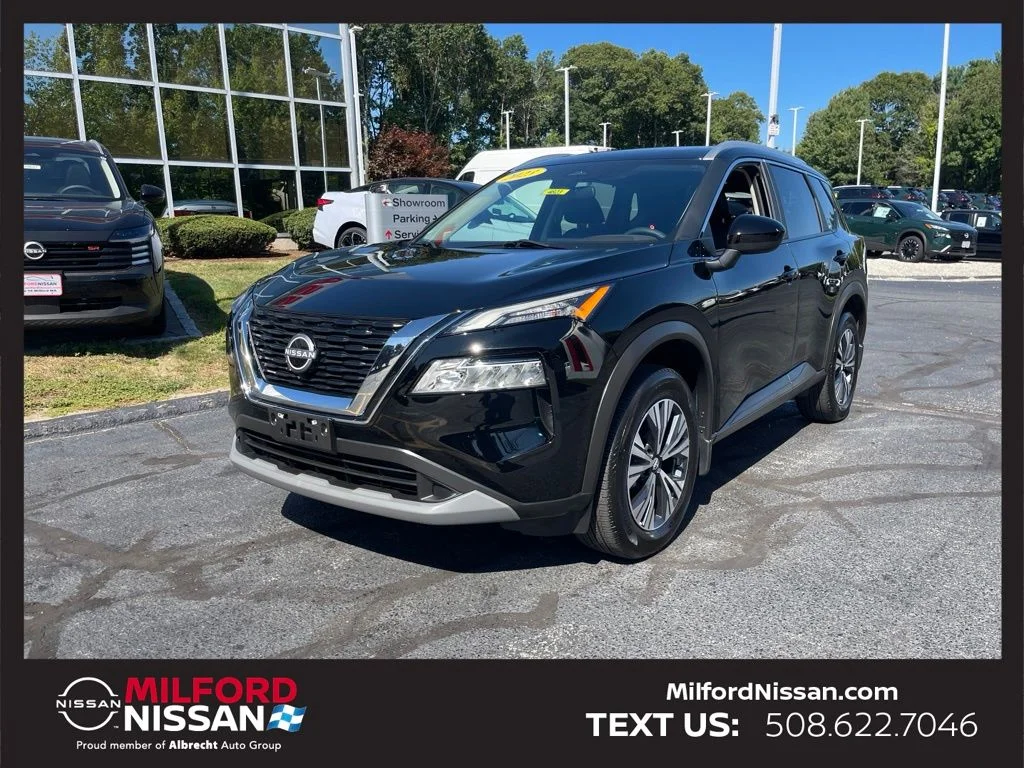 Certified Used 2023 Black Nissan SV image 1