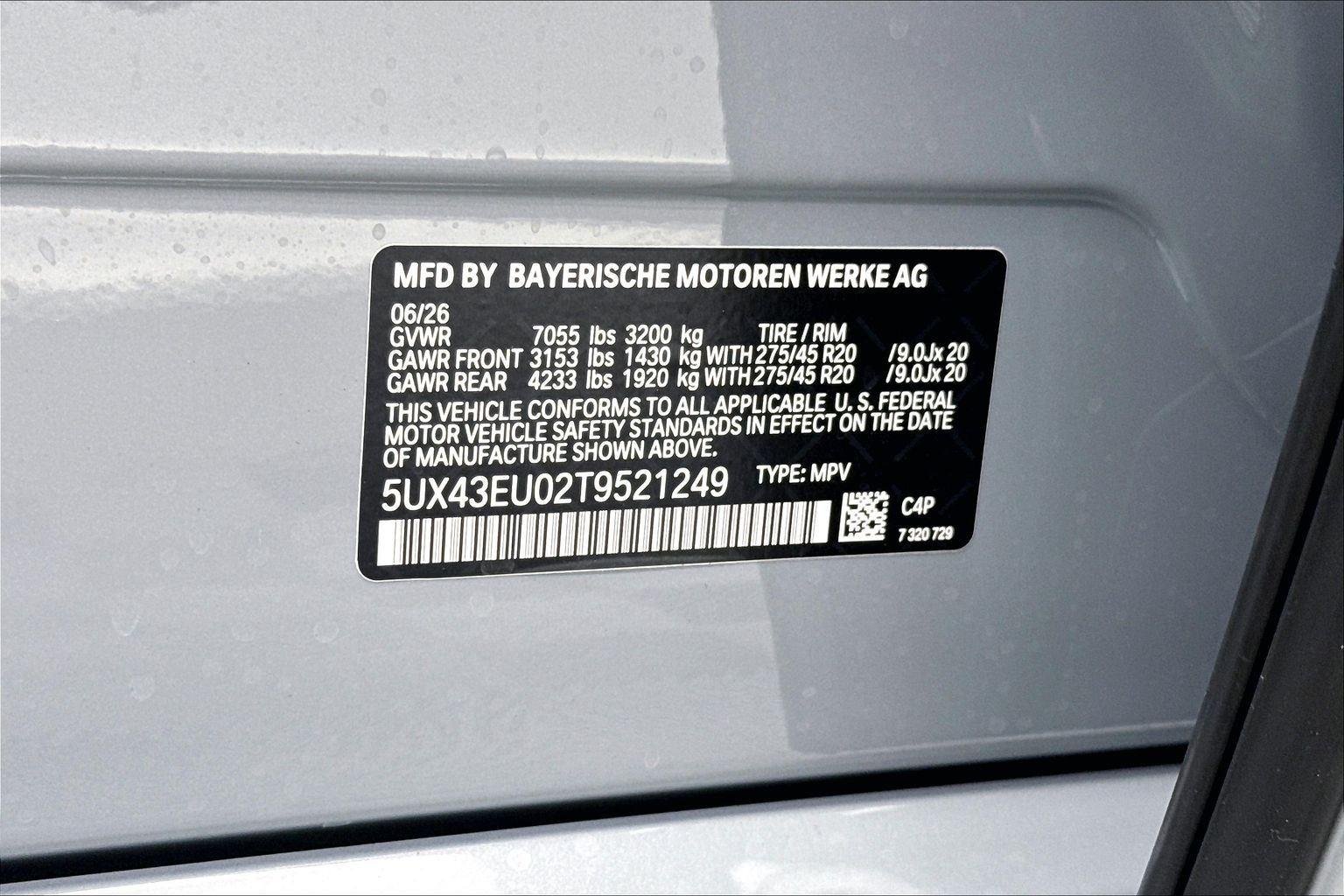 New 2026 Brooklyn Grey Metallic BMW xDrive50e image 27
