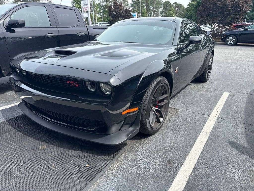 Used 2022 Black Dodge R/T Scat Pack Widebody image 1