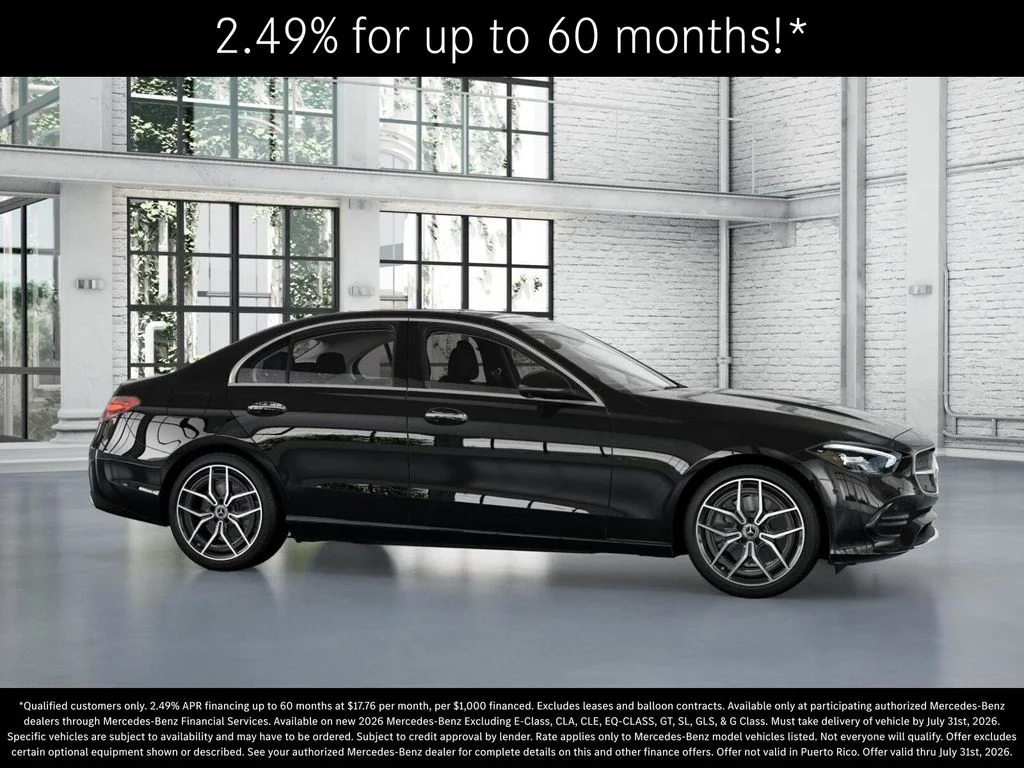 New 2026 Black Mercedes-Benz C 300 image 14